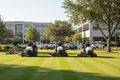 Professional commercial lawn maintenance service