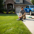 Premium lawn care package by MowMoney Inc.