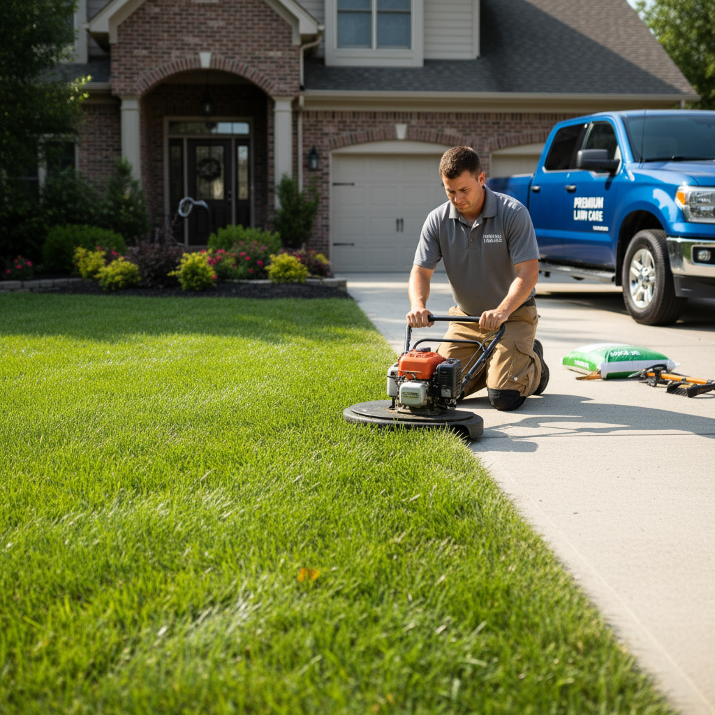 Premium lawn care package by MowMoney Inc.